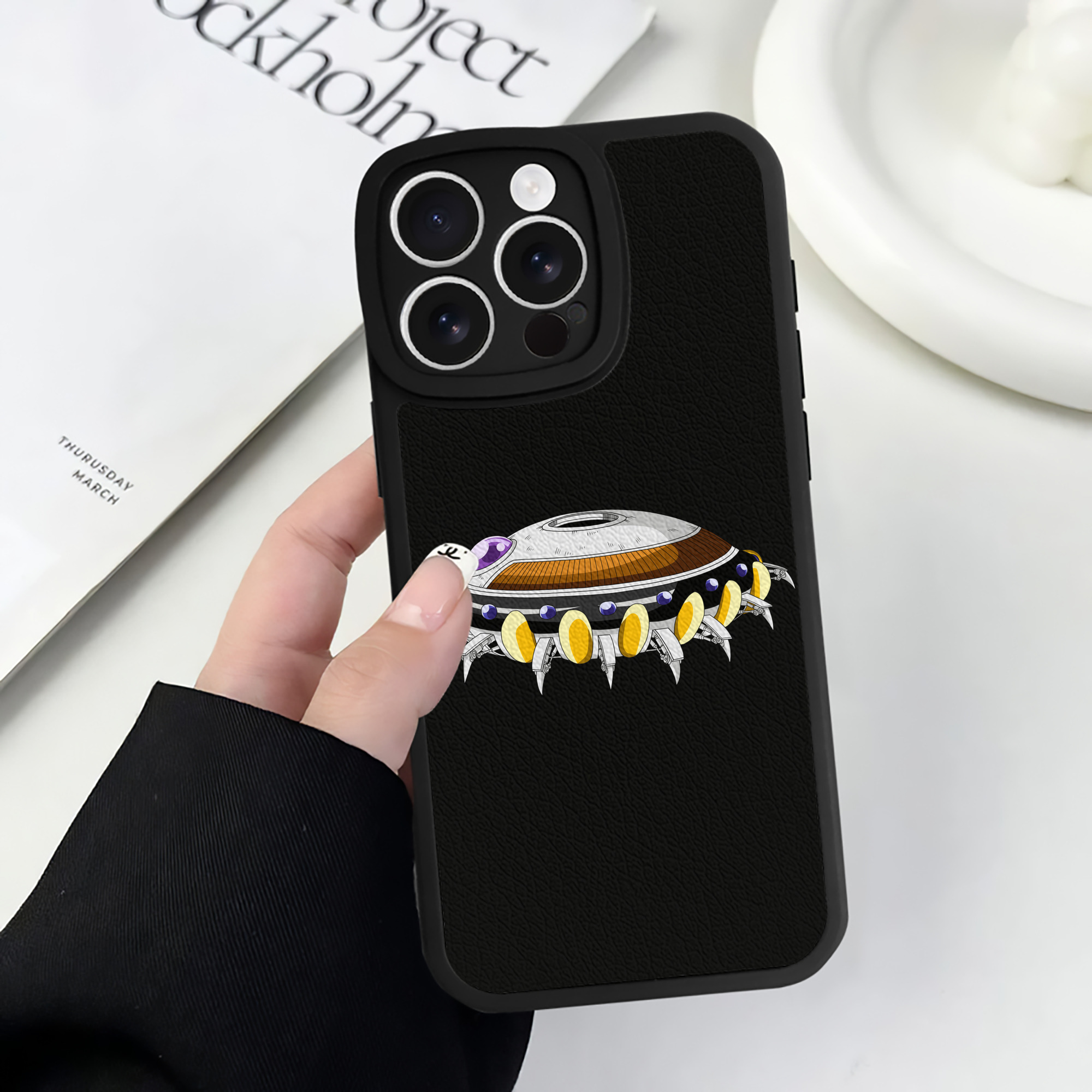 （画像用） ドラゴンボール DRAGON BALL 【iPhone 16シリーズ対応】シリコンスマホケース（レザー調） 材質：シリコン